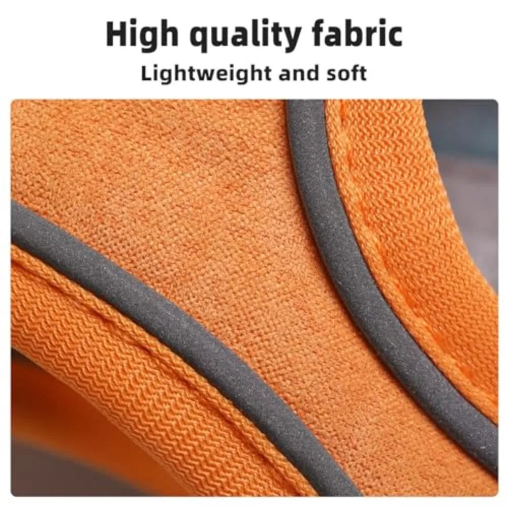 Adjustable Bunny Harness and Leash Set, Rabbit Vest Supplies(Orange S/M)